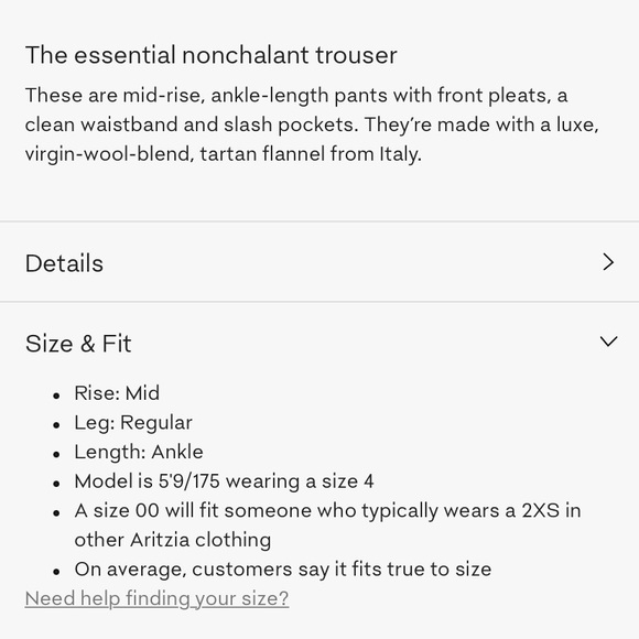 Aritzia Wilfred Chambéry pant - Picture 8 of 8